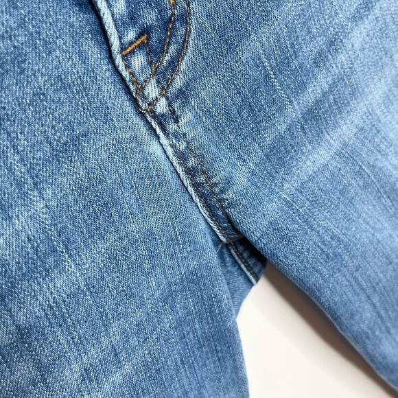 Madewell Women's 9" High Rise Skinny Jean Size 29 Blue Raw Hem Distressed Denim - Picture 13 of 13